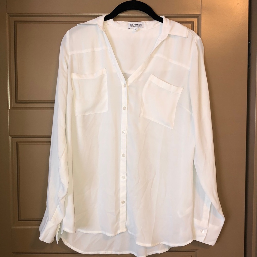 Express White Blouse